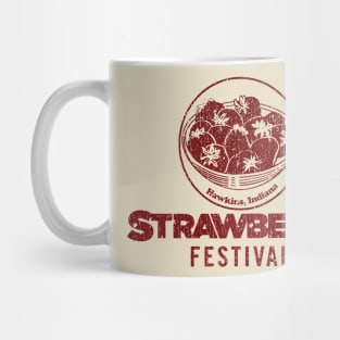 Hawkins Strawberry Festival 1986 Vintage Mug